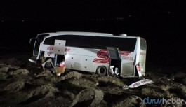 Yolcu otobüsü şarampole düştü: Çok sayıda yaralı