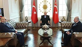 Erdoğan, Peker'in 'rüşvet' iddialarıyla gündem olan Bedros Şirinoğlu'yla görüştü