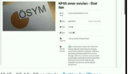 KPSS soruları internette bin dolara satıldı