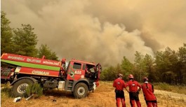Antalya'da orman yangını üçüncü gününde