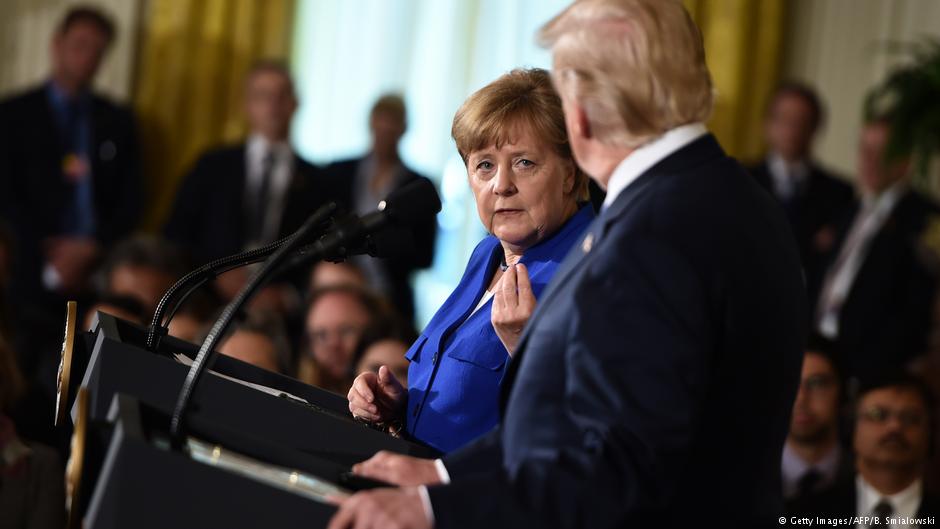 ABD'nin gümrük vergisi planı Merkel'in ABD ziyaretinde ele alınan başlıklar arasındaydı.